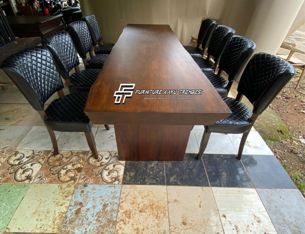 Meja Jati Solid, Meja Jati Utuh, Meja Jati slab, Meja Jati Jepara