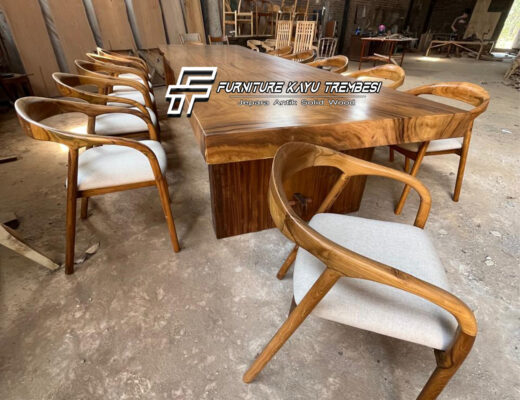 Meja Meeting Kayu, Meja Meeting Solid, Meja Meeting Jumbo