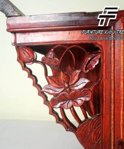 Meja Sembahyang Kayu Jati Ukiran Klasik Berkualitas FT-123.2
