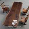 Meja Solid Kayu Trembesi Desain Ruang Makan Terbaru FT-111