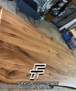 Top Meja Jati Solid Jepara Desain Industrialis FT-108