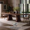 Harga Meja Makan Kayu Solid Minimalis Furniture Kayu Trembesi FT-179