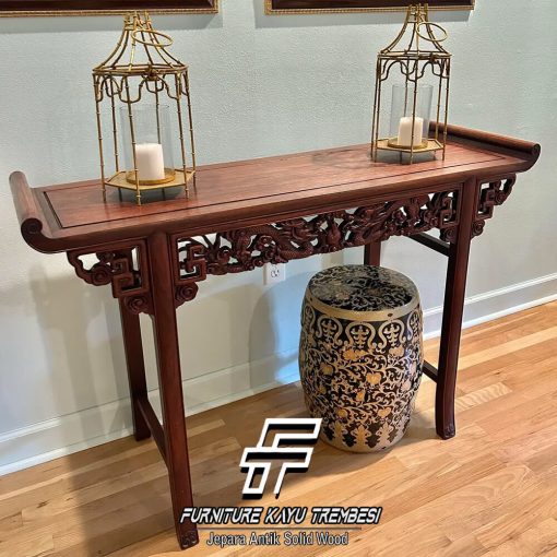 Meja Altar Sembahyang Kayu Jati Solid Berkualitas FT-156