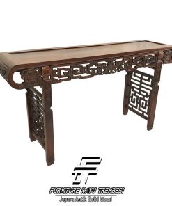 Meja Sembahyang Kayu Jati Ukiran Klasik Khas Dinasty FT-181