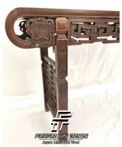 Meja Sembahyang Kayu Jati Ukiran Klasik Khas Dinasty FT-181.1