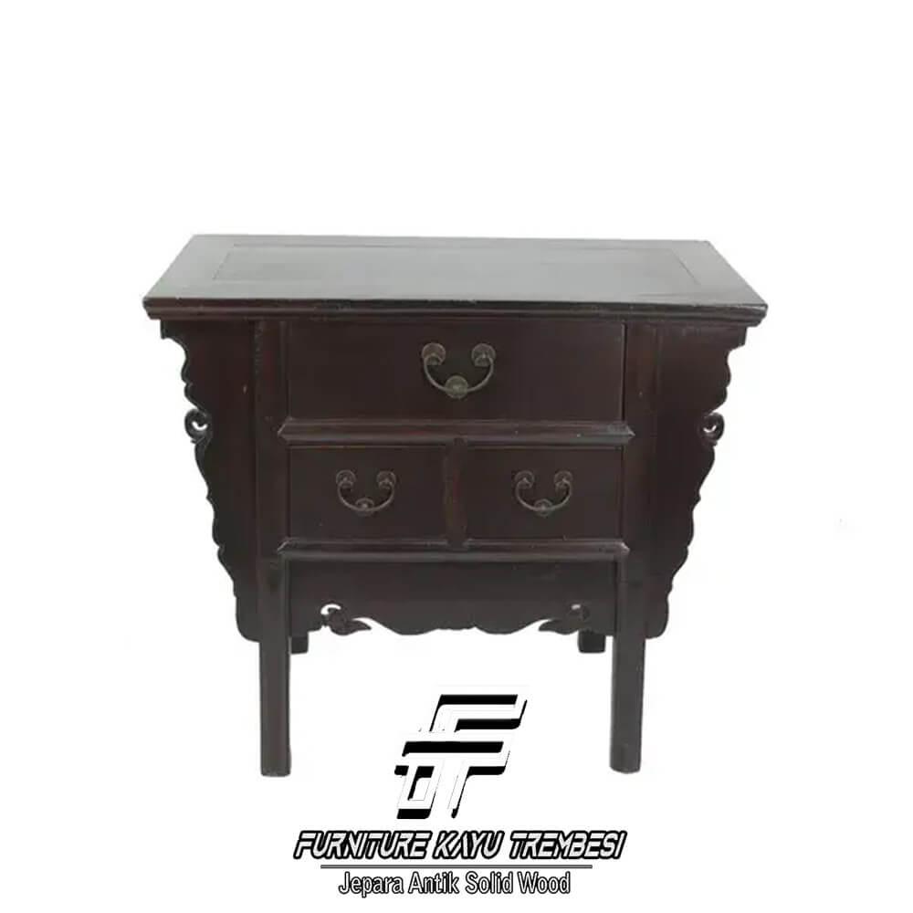 Meja Sembahyang Leluhur Drawer Type Natural Darkness FT-180 Meja Sembahyang Leluhur Drawer Type Natural Darkness FT-180