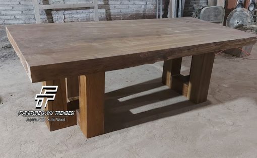 Harga Meja Jati Solid Satu Lembar Papan Utuh FT-192
