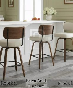 Balinese Bar Stool Elegant Luxury Design FT-195.1