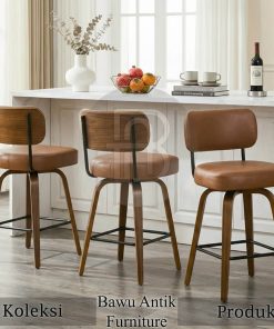 Balinese Bar Stool Elegant Luxury Design FT-195.2