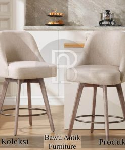 Kursi Bar Jati Minimalis Rustic Waterbase Color FT-193