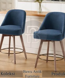 Kursi Bar Jati Minimalis Rustic Waterbase Color FT-193.1
