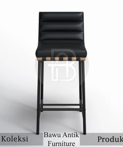 Kursi Bar Stool Minimalis Desain Cafe Bali Kekinian FT-196
