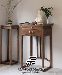 Meja Altar Minimalis Jati Natural Solid Wood FT-201.2