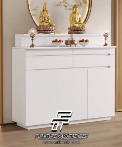 Meja Persembahan Doa Buddha Model Drawer Solid Duco Color FT-207