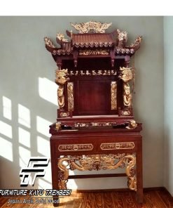 Meja Altar Ukir Naga